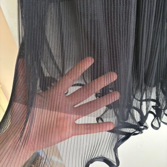 Oak + Fort NWT Skirt S Small Black Layered Tulle Midi NEW - Picture 7 of 14